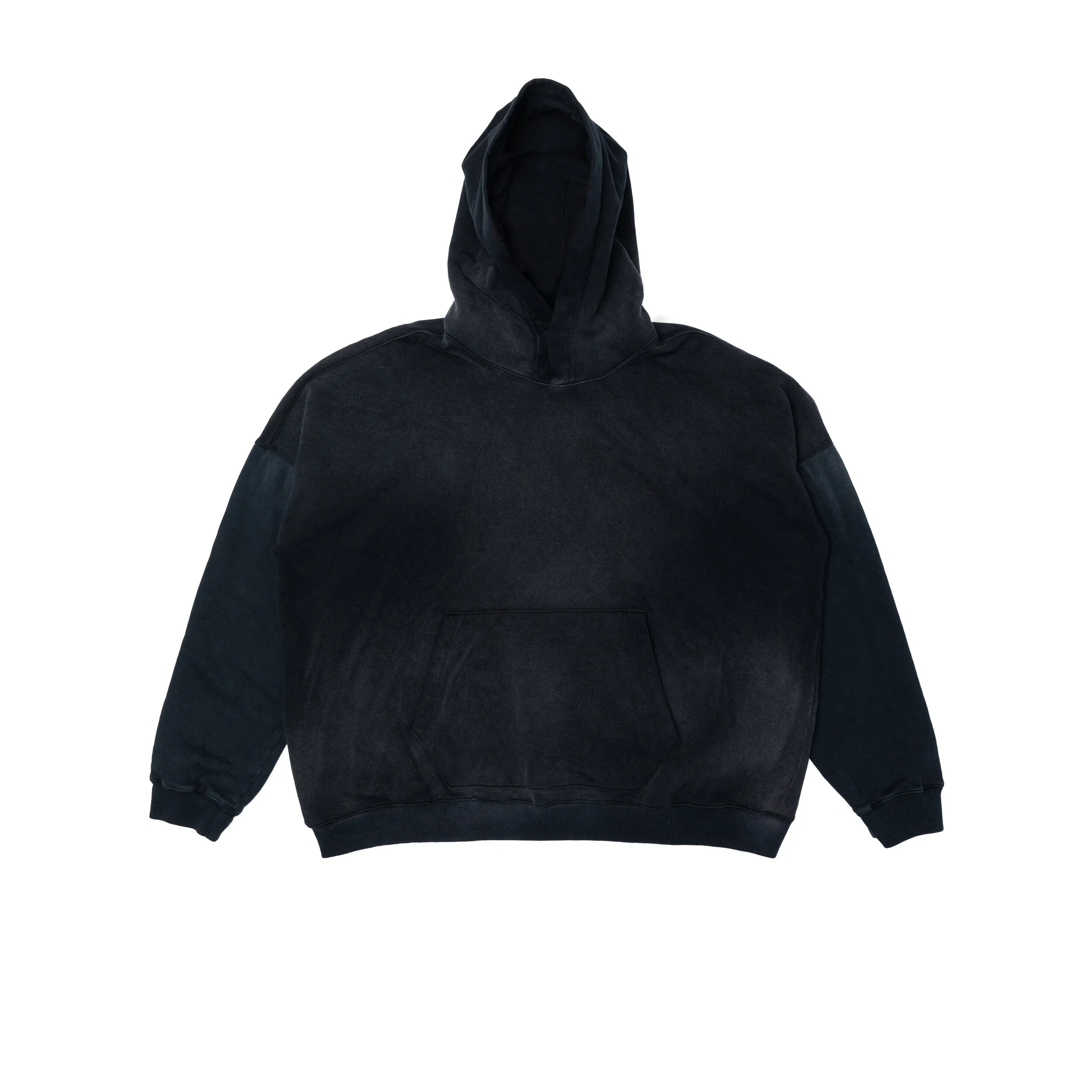 Cropped black hoodie hotsell